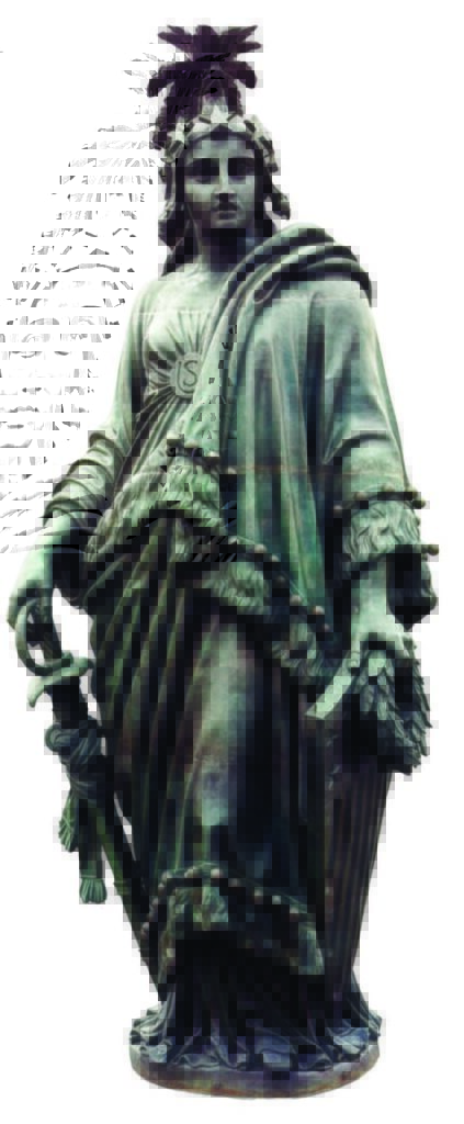 “Statue of Freedom,” Thomas Crawford (1814-1857). Photo courtesy of the Architect of the Capitol